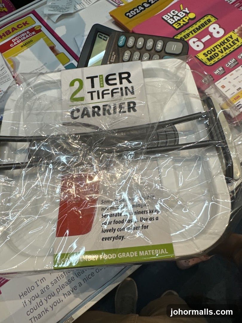 2-Tier Tiffin Carrier Product Display