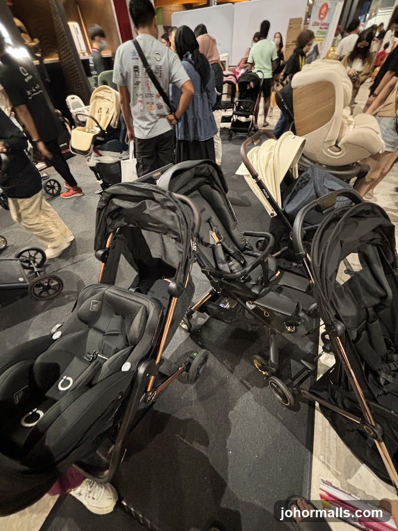 Baby Stroller Display at Indoor Event