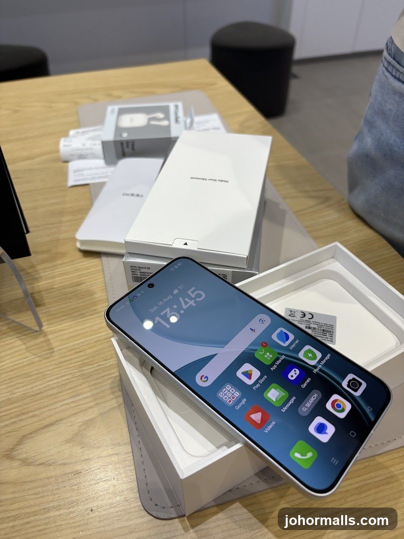 Phone Display on Table