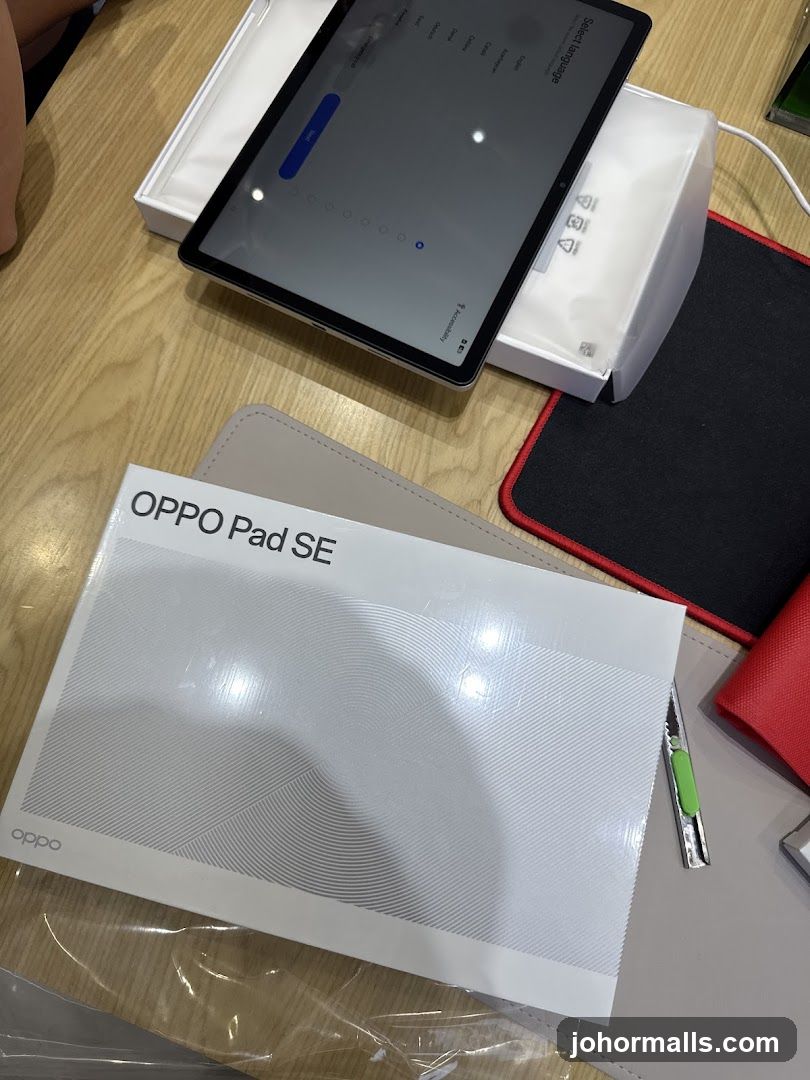 OPPO Pad SE Unboxing Setup
