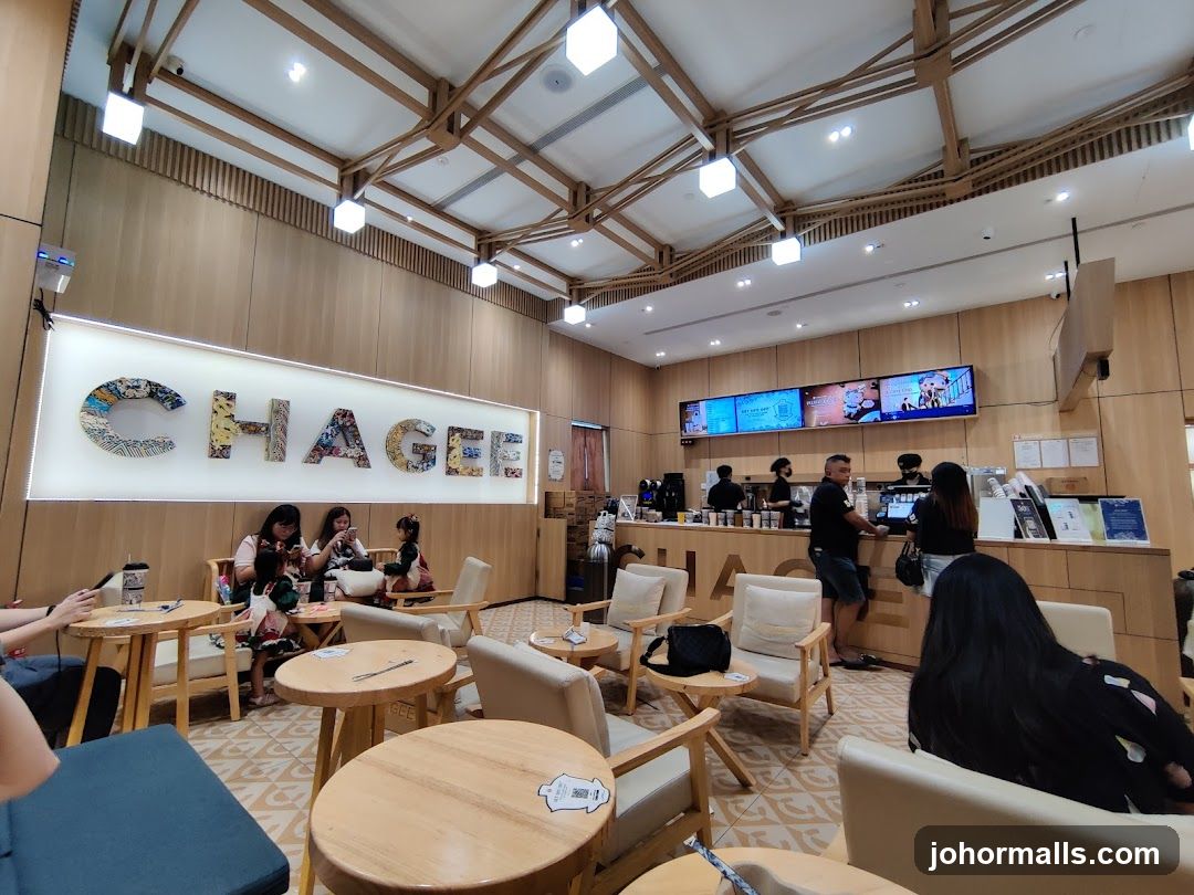 Interior of a café