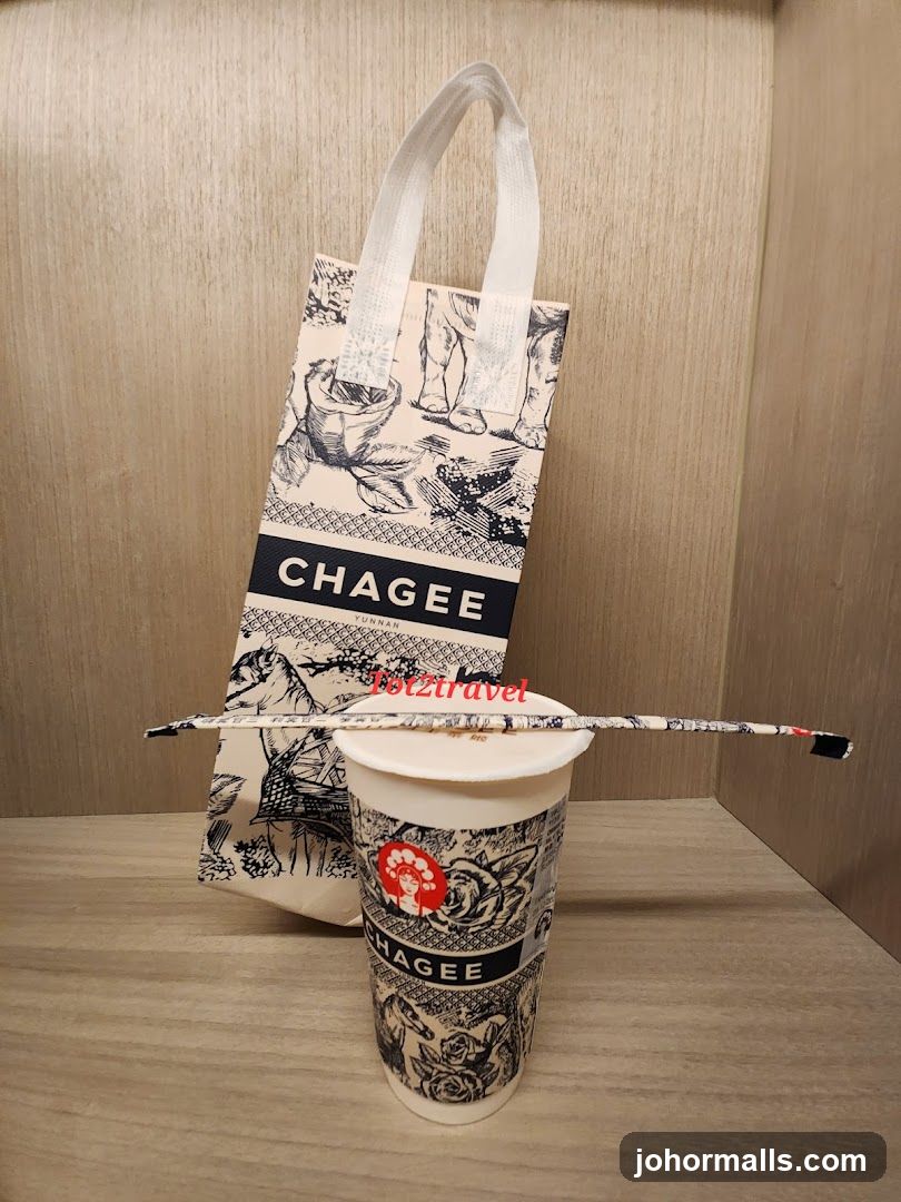 Chagee branded merchandise