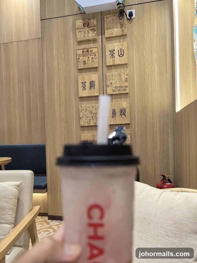 Interior of a beverage shop
