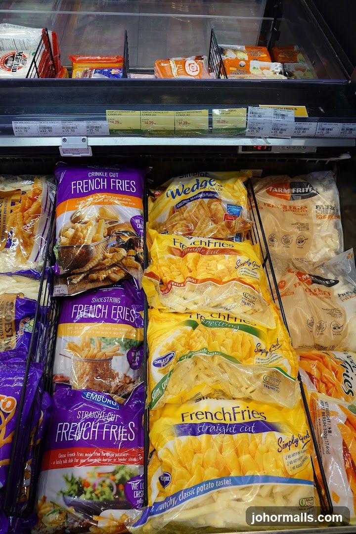 Frozen French Fries Display