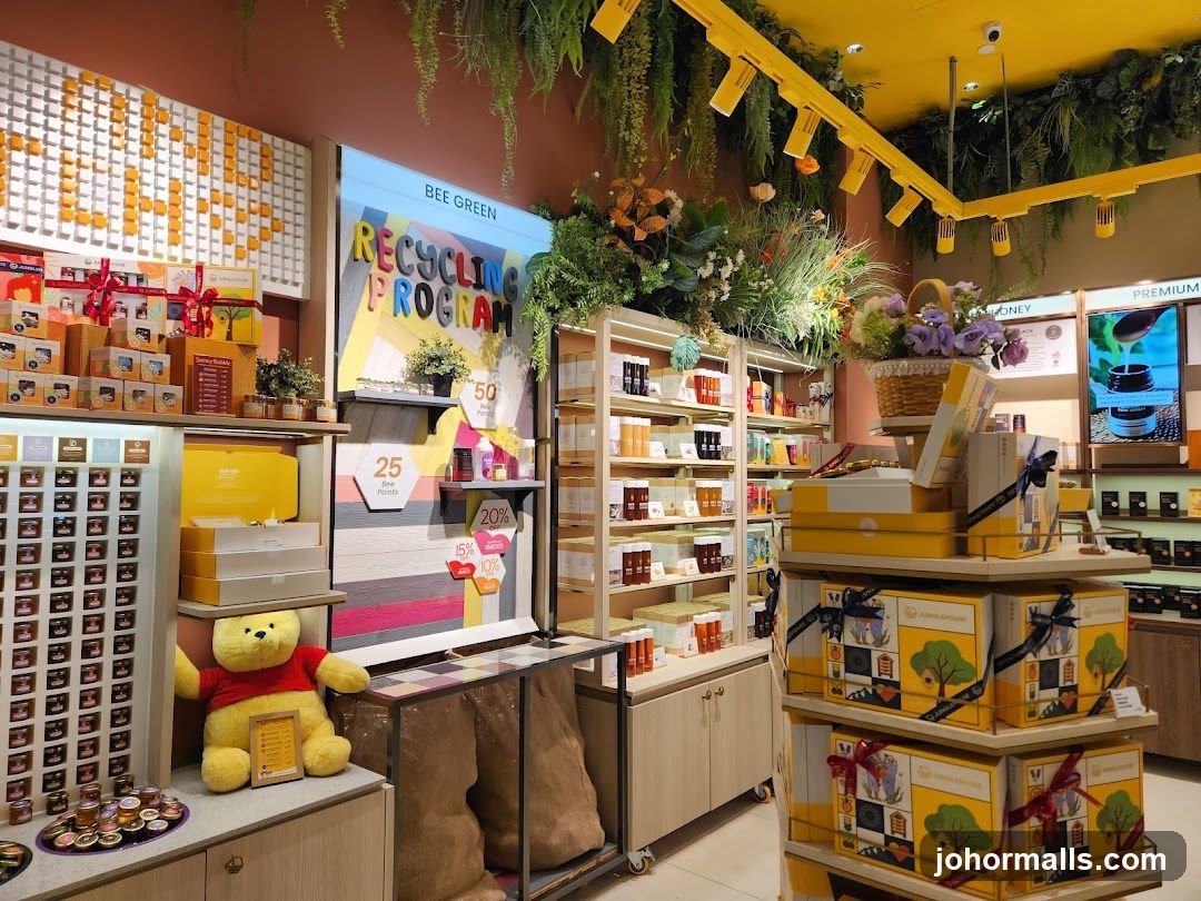Interior of Bee Green Store