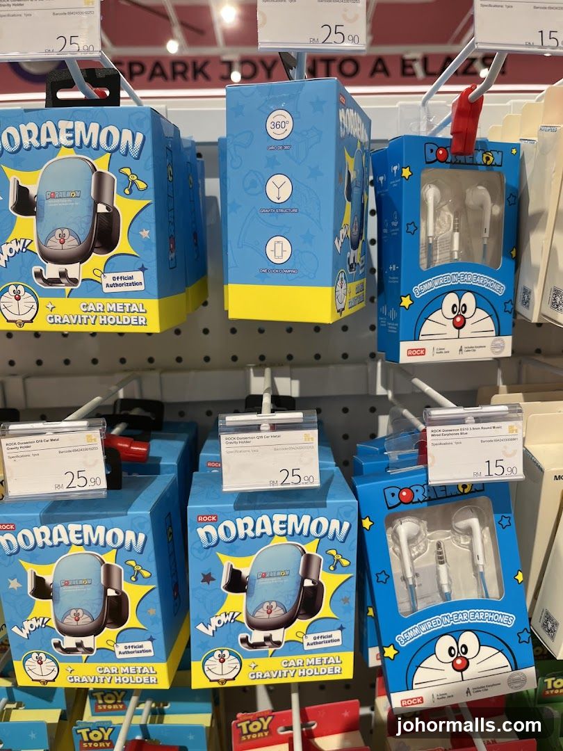 Doraemon-themed electronics display