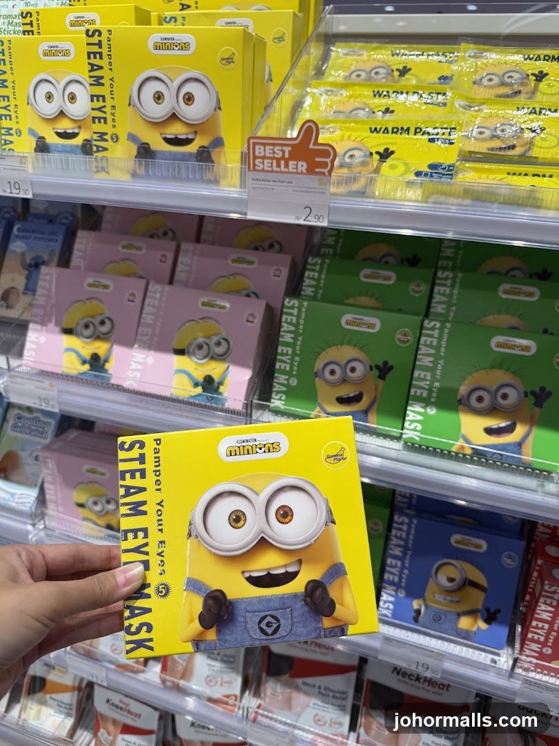 Minions Steam Eye Mask Display