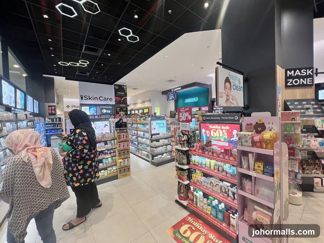 Interior of a retail store