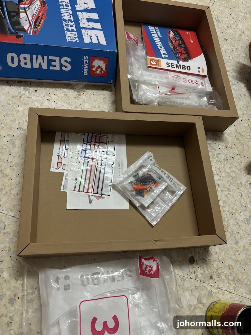 Sembo Technicale Model Kit Unboxing