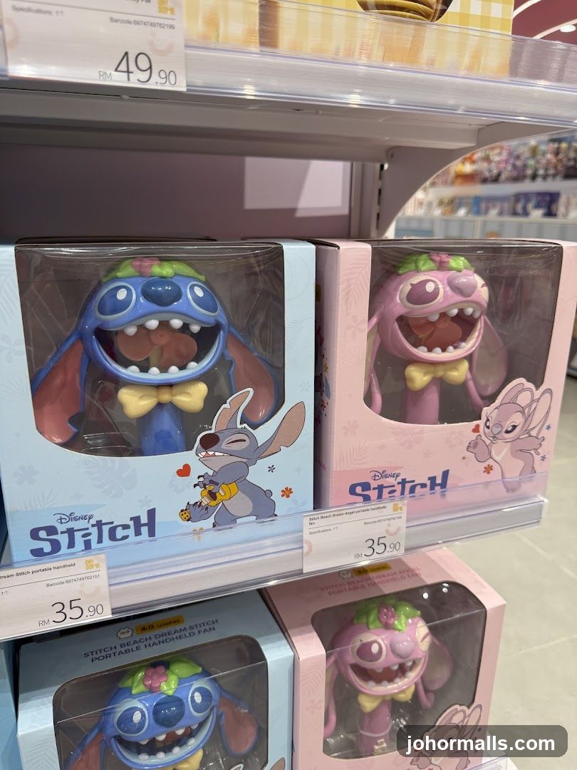 Disney Stitch Portable Handheld Fans Display