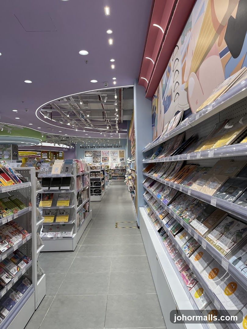 Interior of a retail store