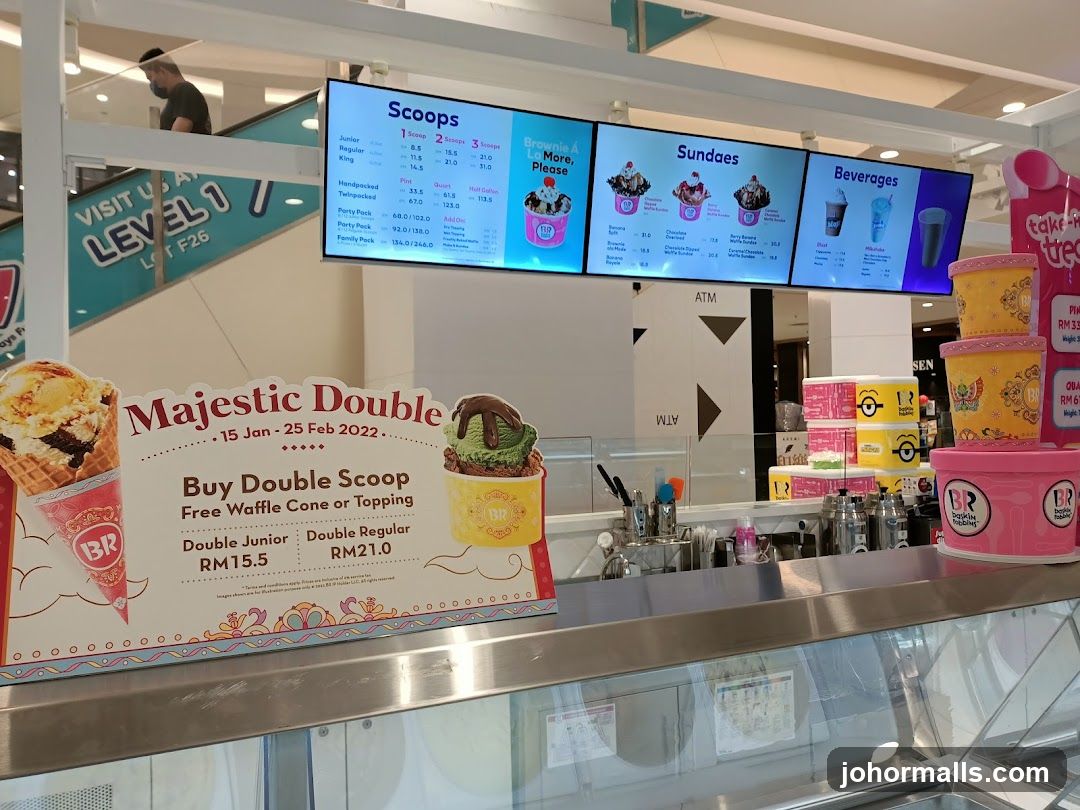 Baskin-Robbins Ice Cream Shop Interior