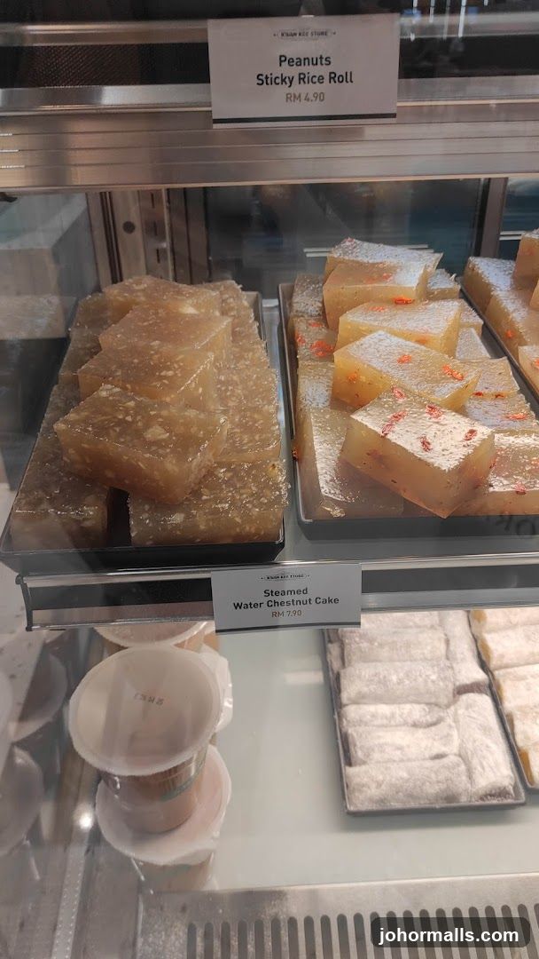 Display Case with Traditional Desserts