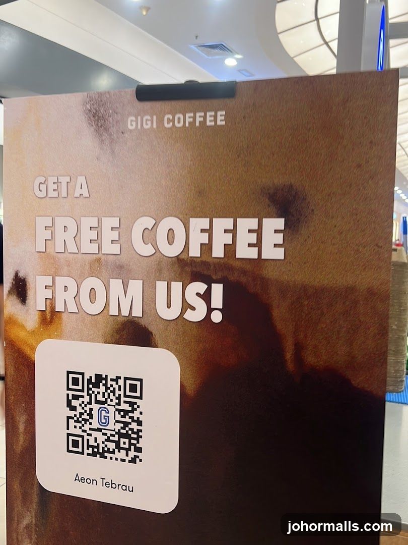 Gigi Coffee Promotion Sign