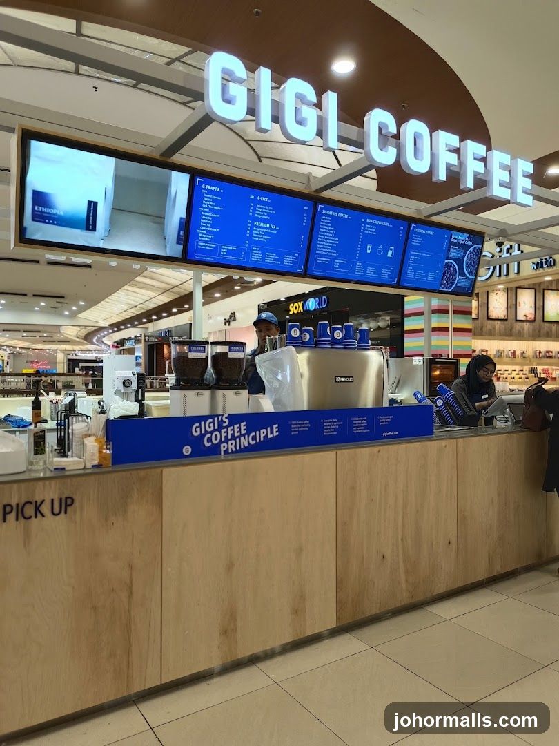 GIGI COFFEE Counter in Shopping Mall