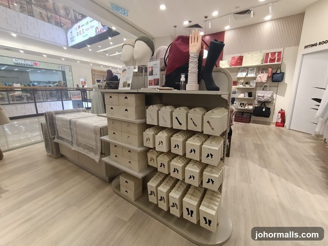 Interior of a retail store