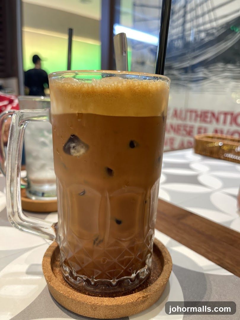 Iced Coffee in Glass Mug