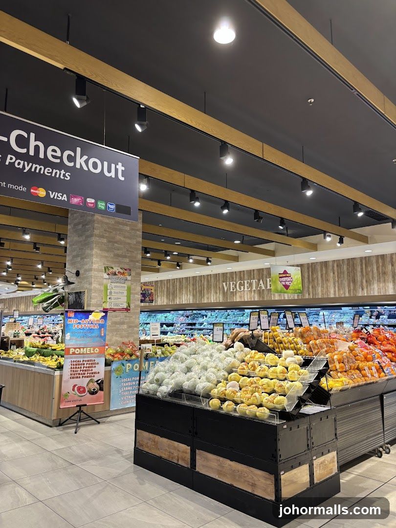 Supermarket Interior - Produce Section