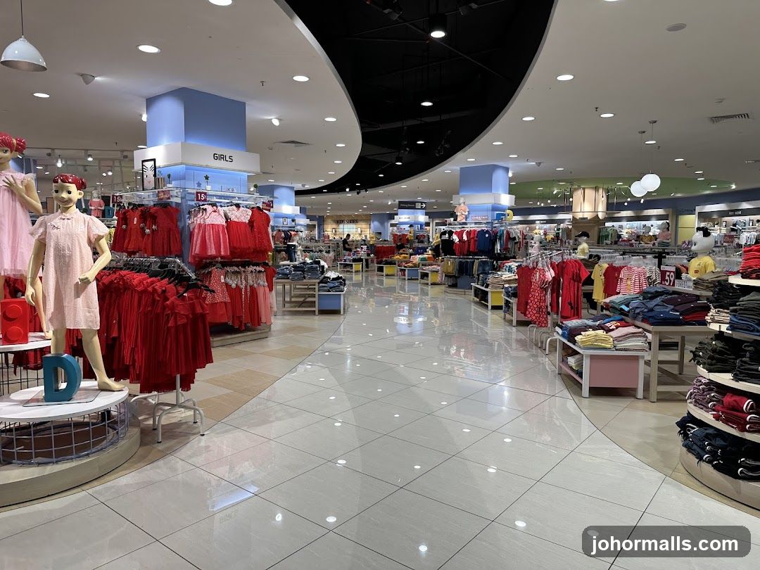 Interior of children's clothing store