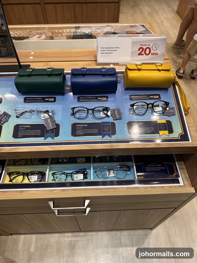 Harry Potter Themed Eyeglasses Display