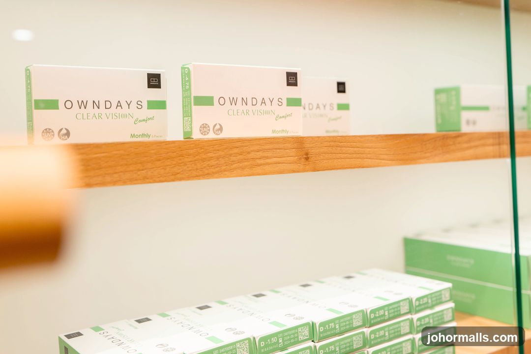 Contact Lenses on Display