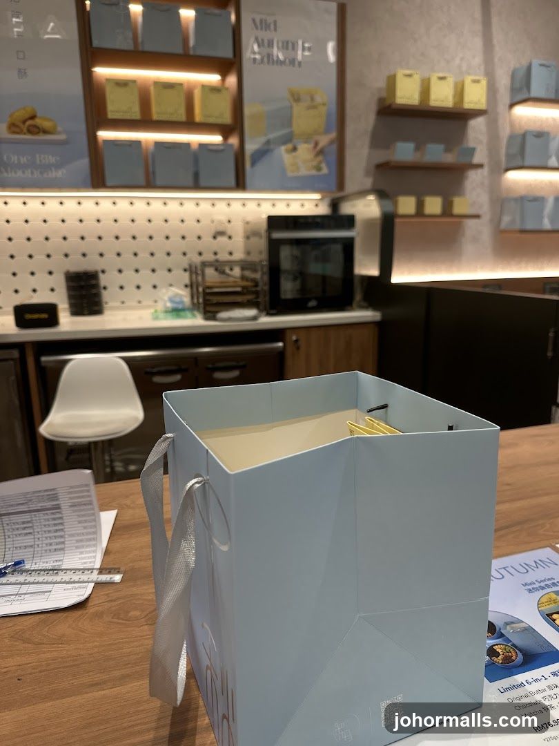 Bakery Interior with Gift Bag