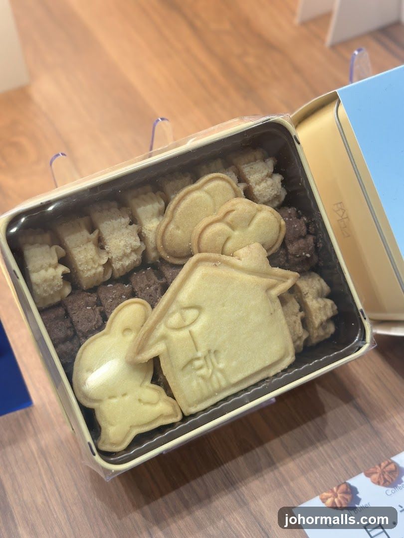 Assorted Cookies in a Tin