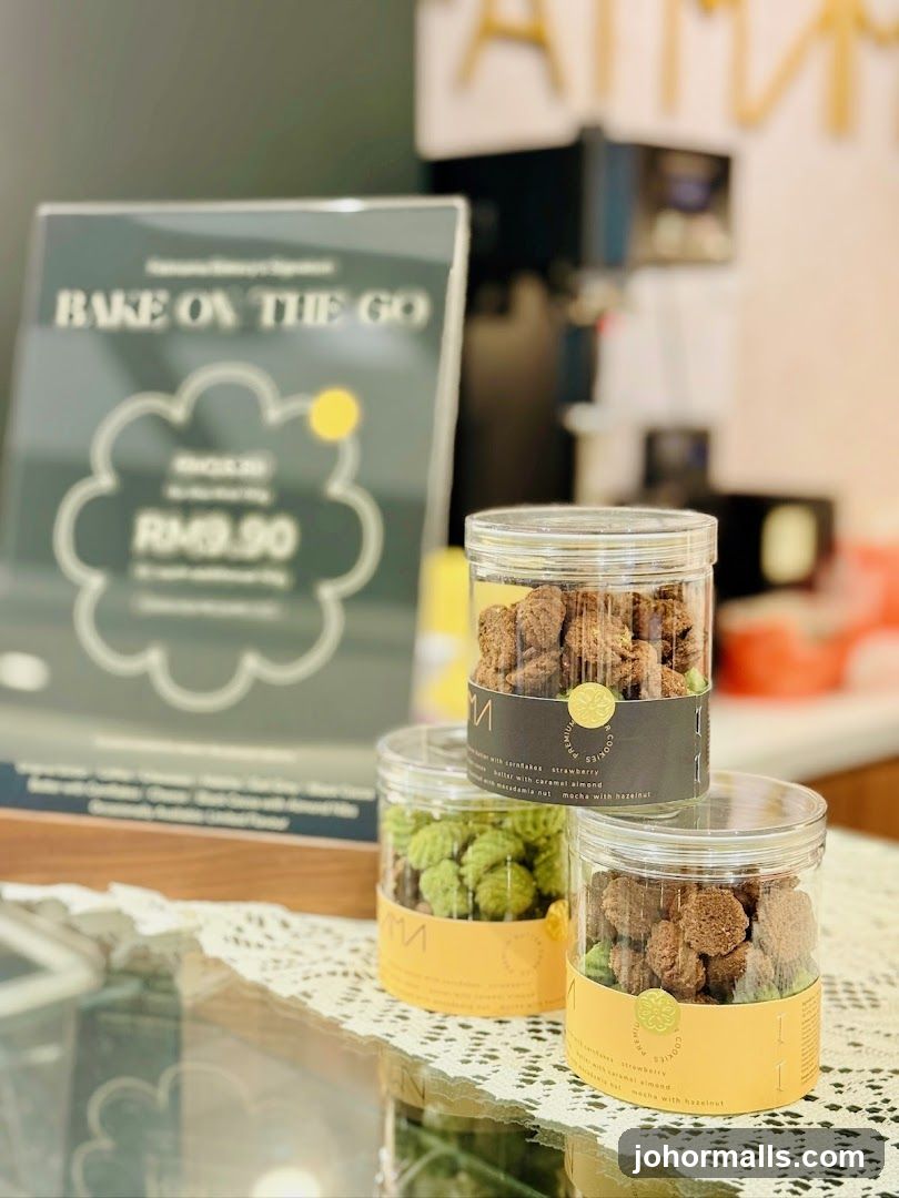 Cookies on display