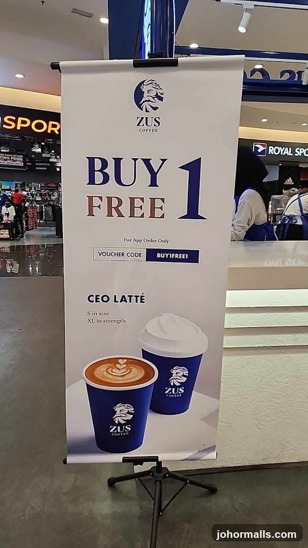 ZUS Coffee Buy 1 Free 1 Promotion