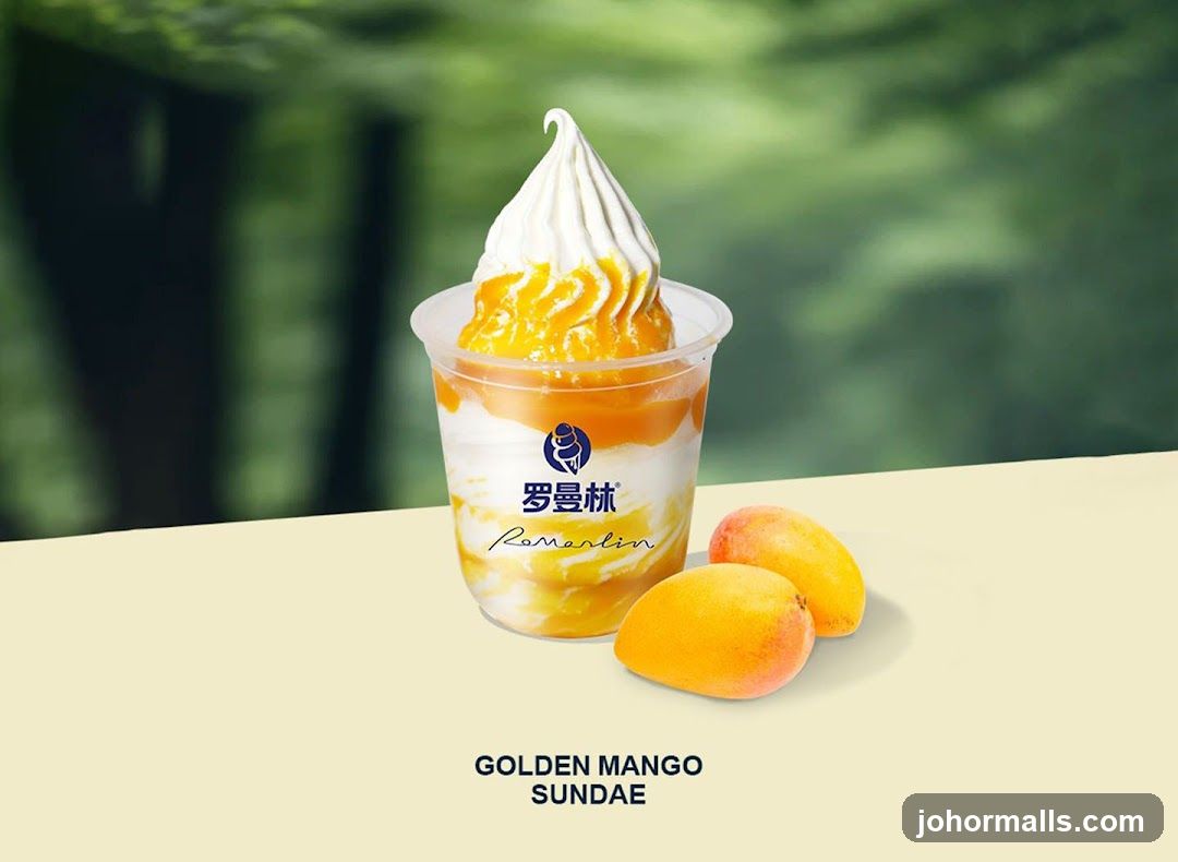 Golden Mango Sundae