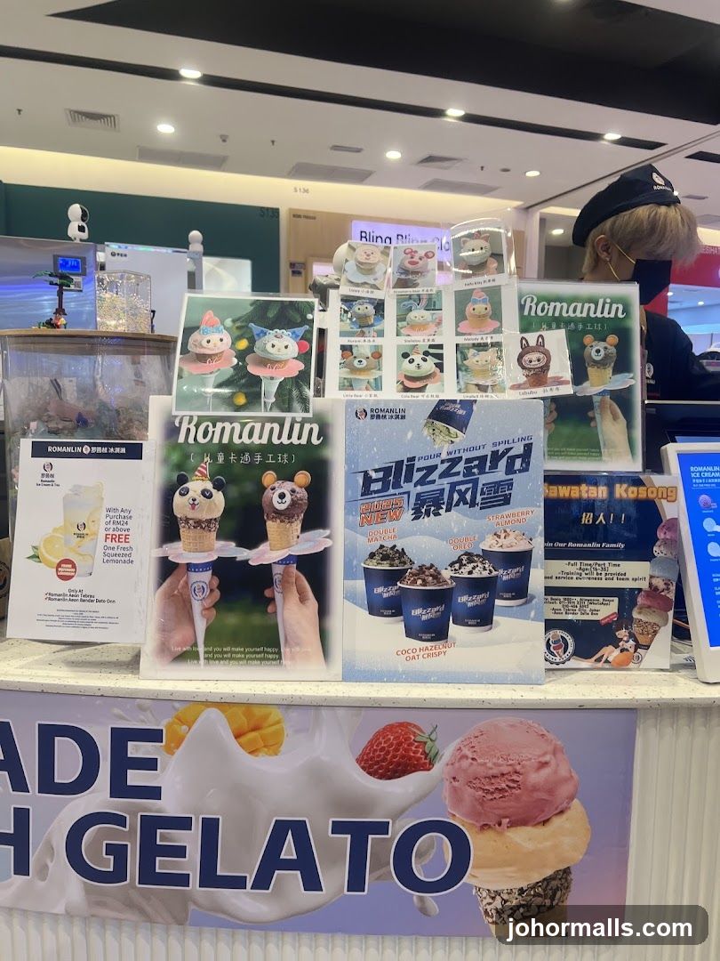 Ice Cream Shop Display