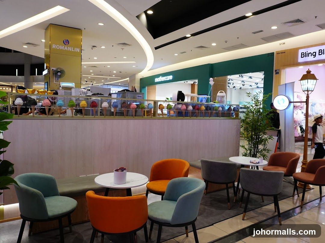 Ice Cream Shop Seating Area