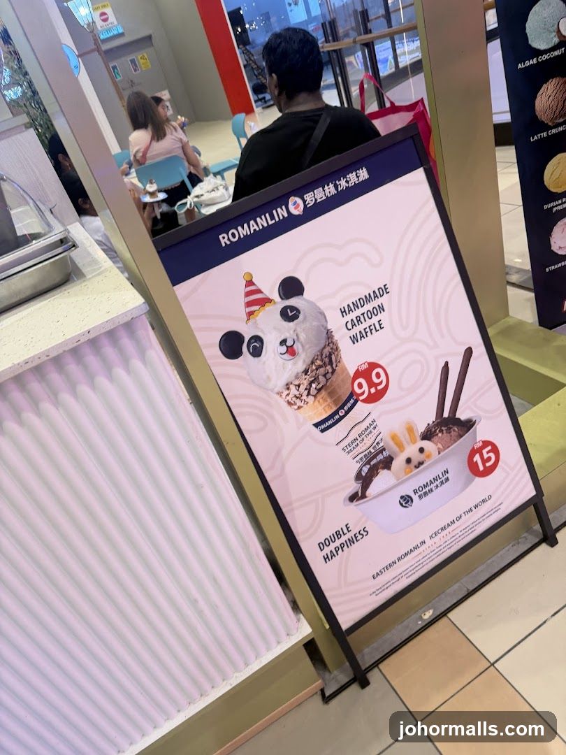 Ice Cream Menu Board
