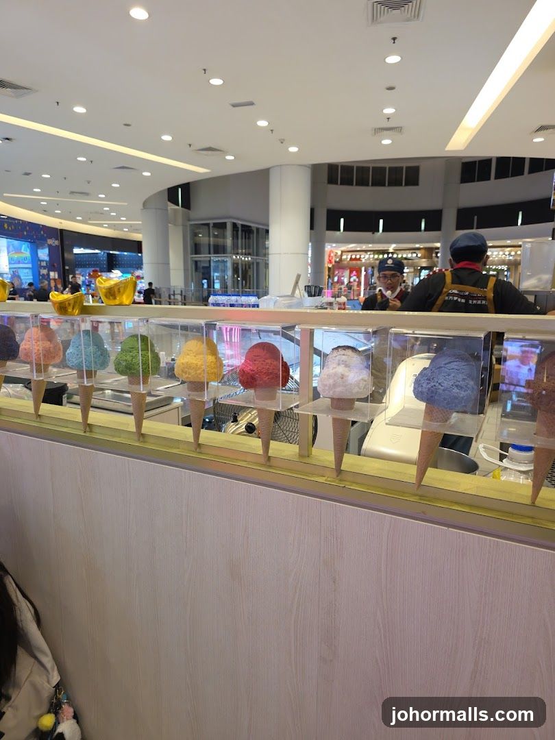 Ice Cream Cones Display