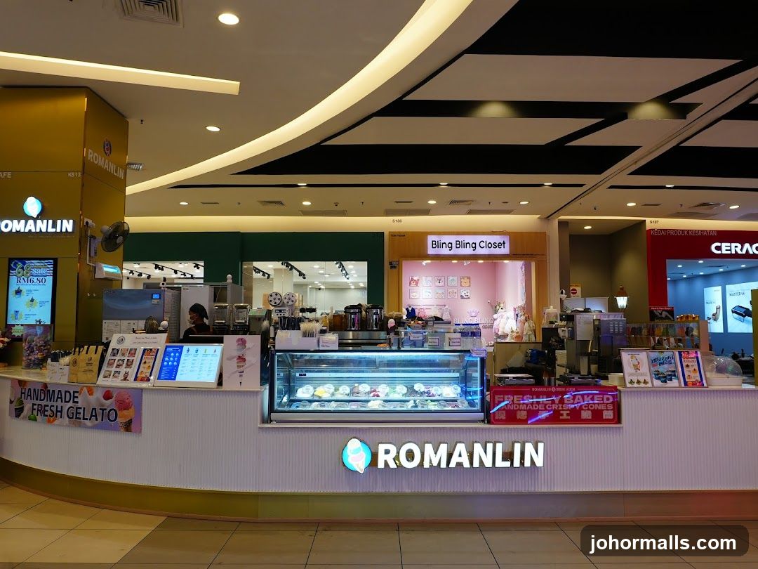 Gelato Shop Counter