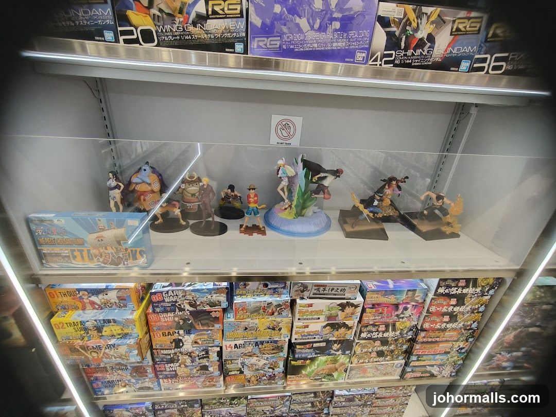 Anime and Gundam Models Display