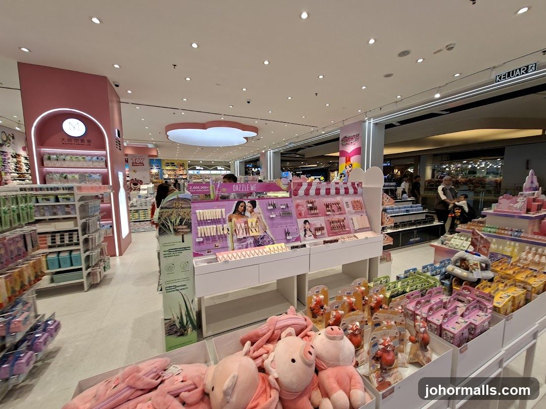 Cosmetics and novelty items store