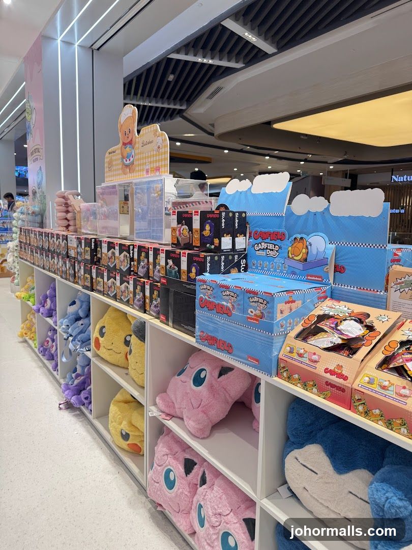 Plush Toys and Merchandise Display