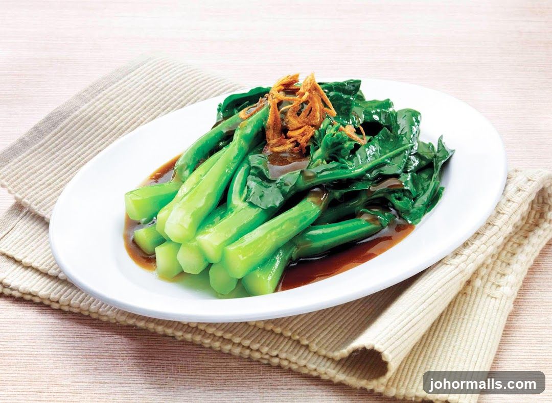 Stir-fried Chinese Broccoli with Oyster Sauce