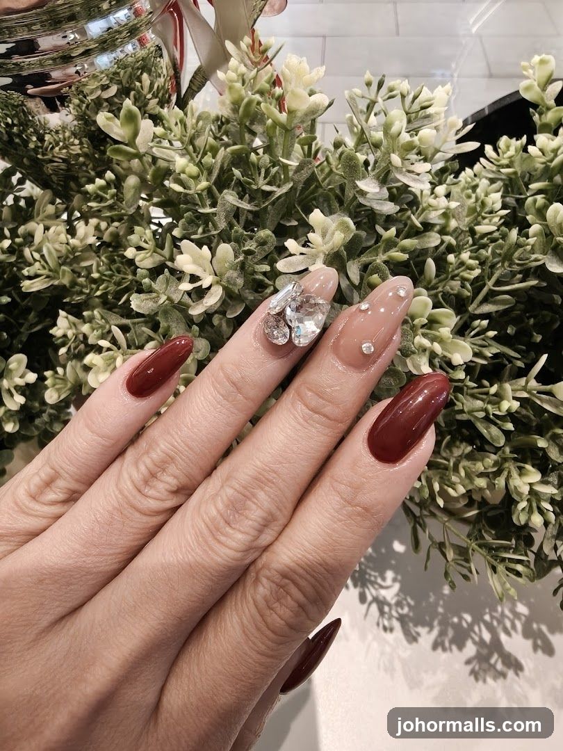 Nail Art with Gems