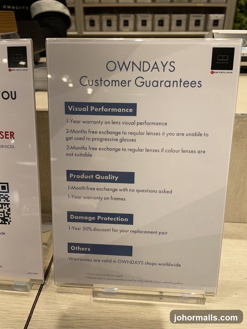 Customer Guarantees Sign