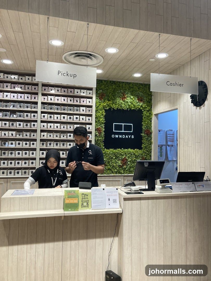 Checkout Counter with Staff