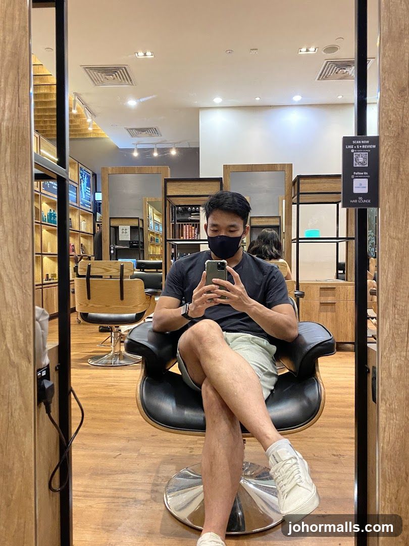 Man in Hair Salon