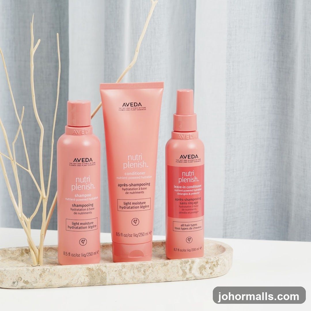 Aveda Nutriplenish Hair Products