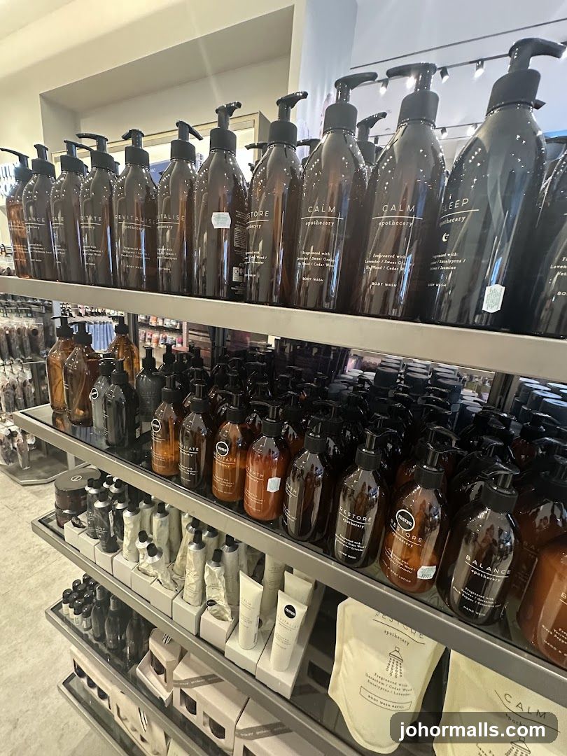 Apothecary Products on Shelves