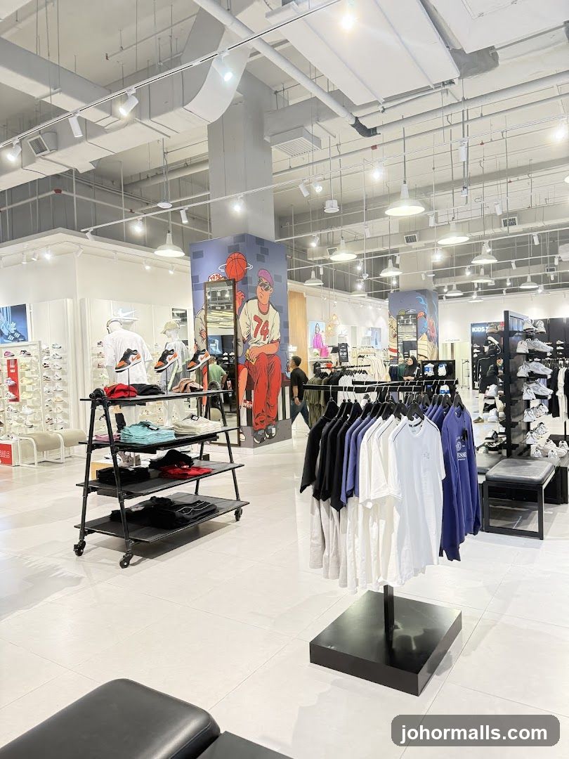 Clothing store interior