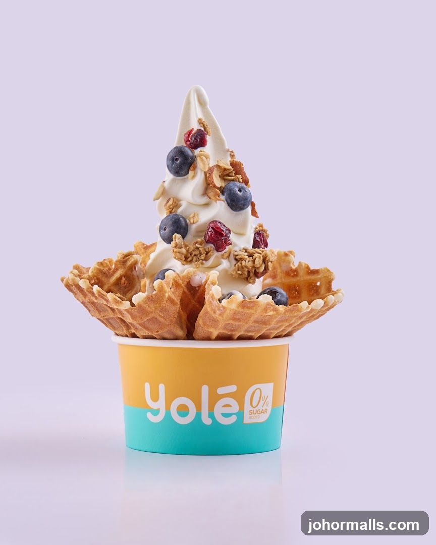 Yolé Frozen Yogurt with Toppings