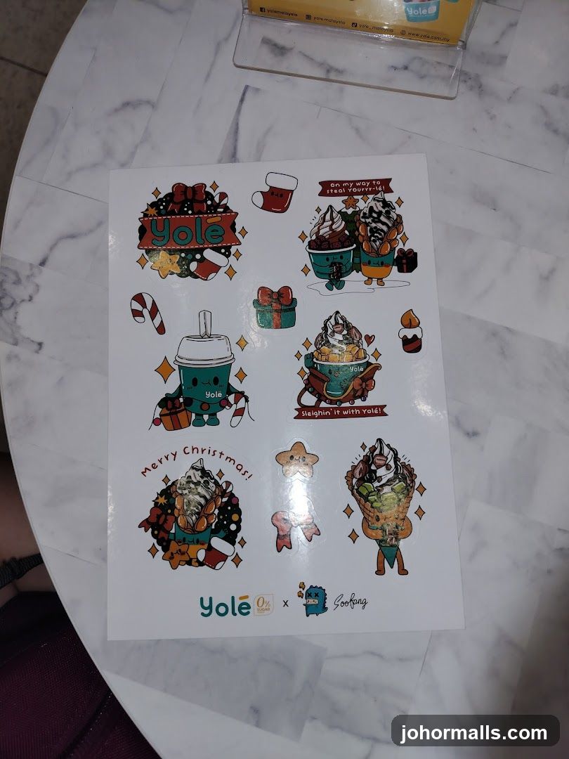 Yolé Christmas Stickers