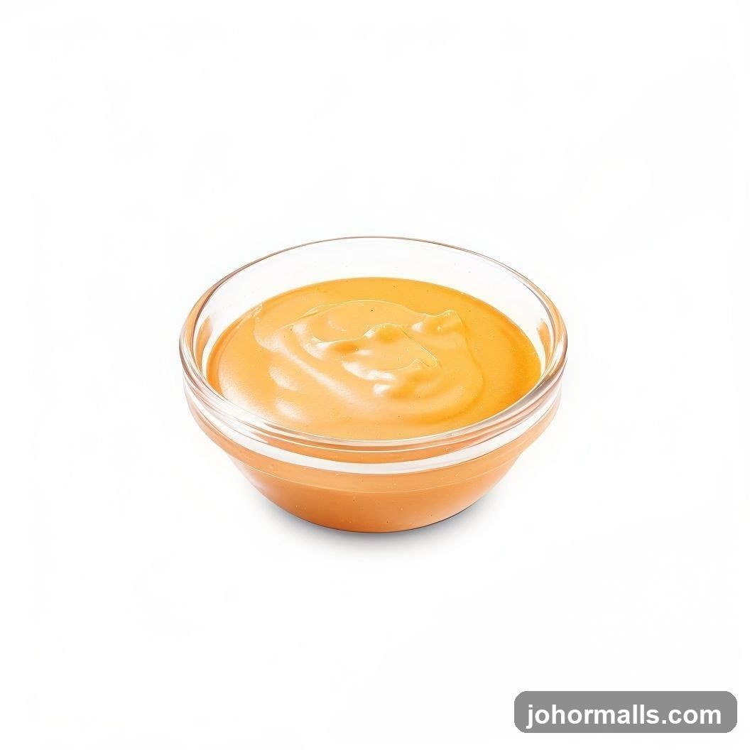 Sauce in a bowl