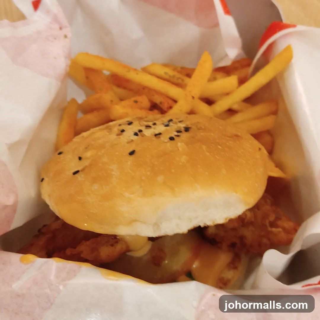 Burger and Fries